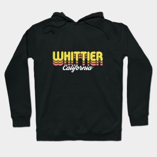 Retro Whittier California Hoodie